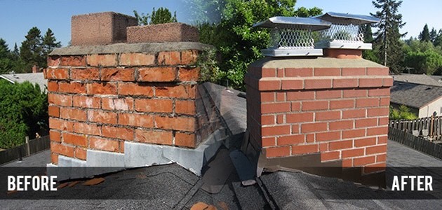 CHimney Bricks Repair updraft pre smush original Chimney Brick Repair