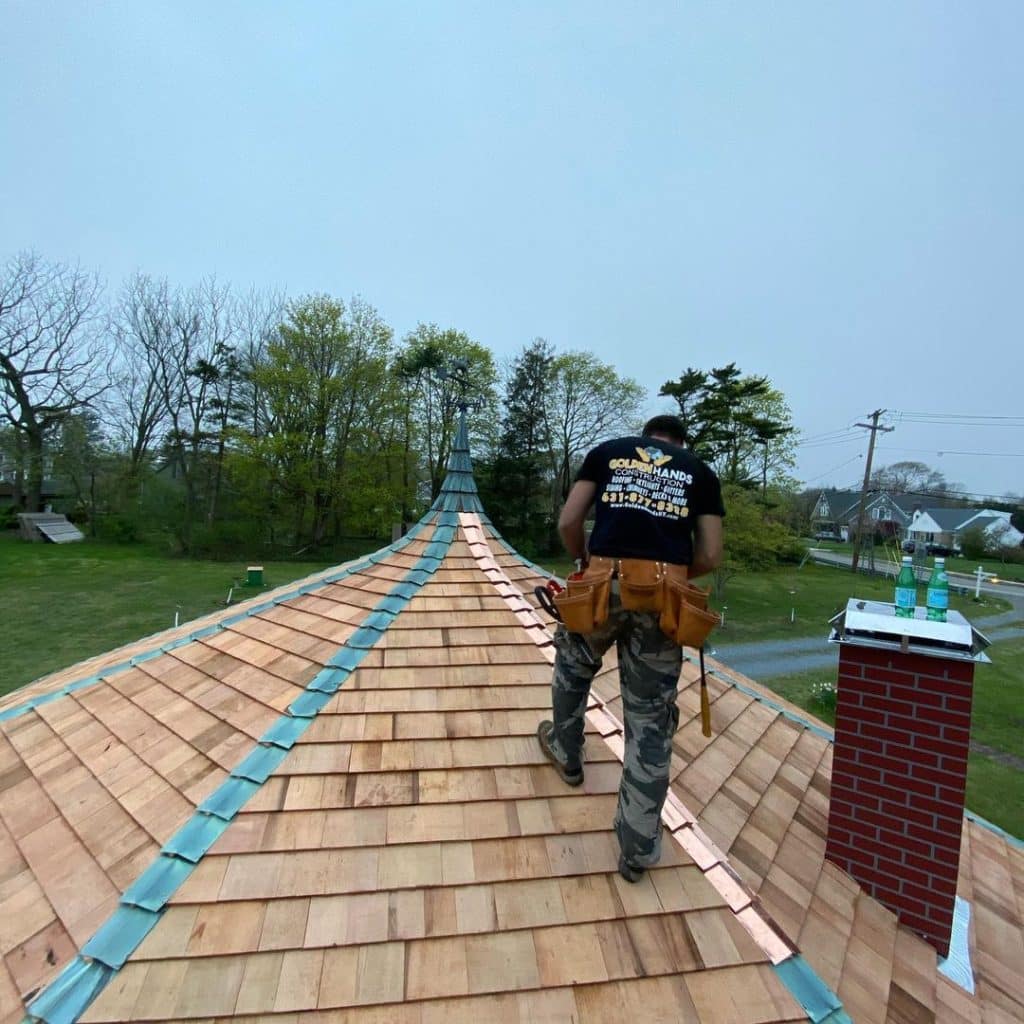 Cedar Shake Roof Replacement Eastport Ny Skylights