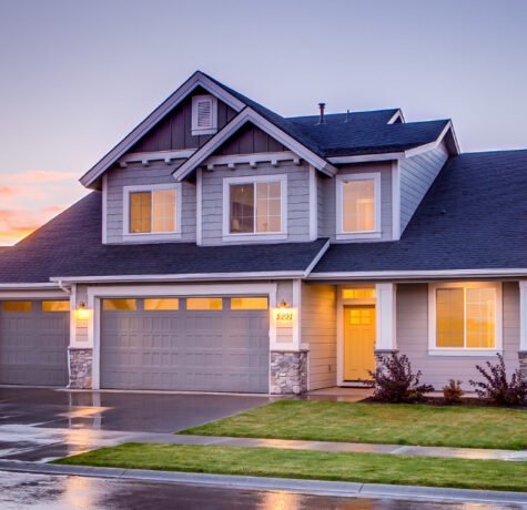Blue Gray Vinyl Siding
