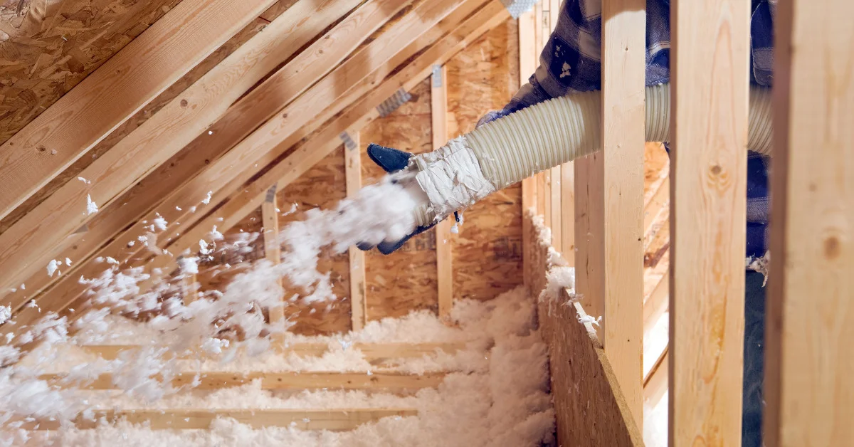 inside attic