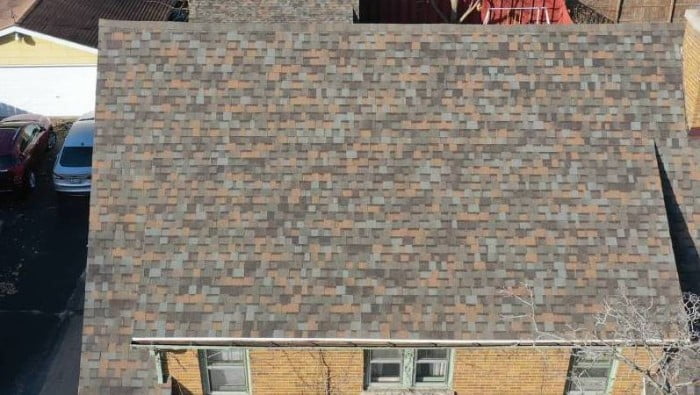 Aged Copper Roof Shingles