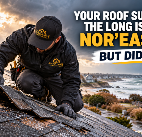 Storm-Damaged Roof Inspection by the Coast